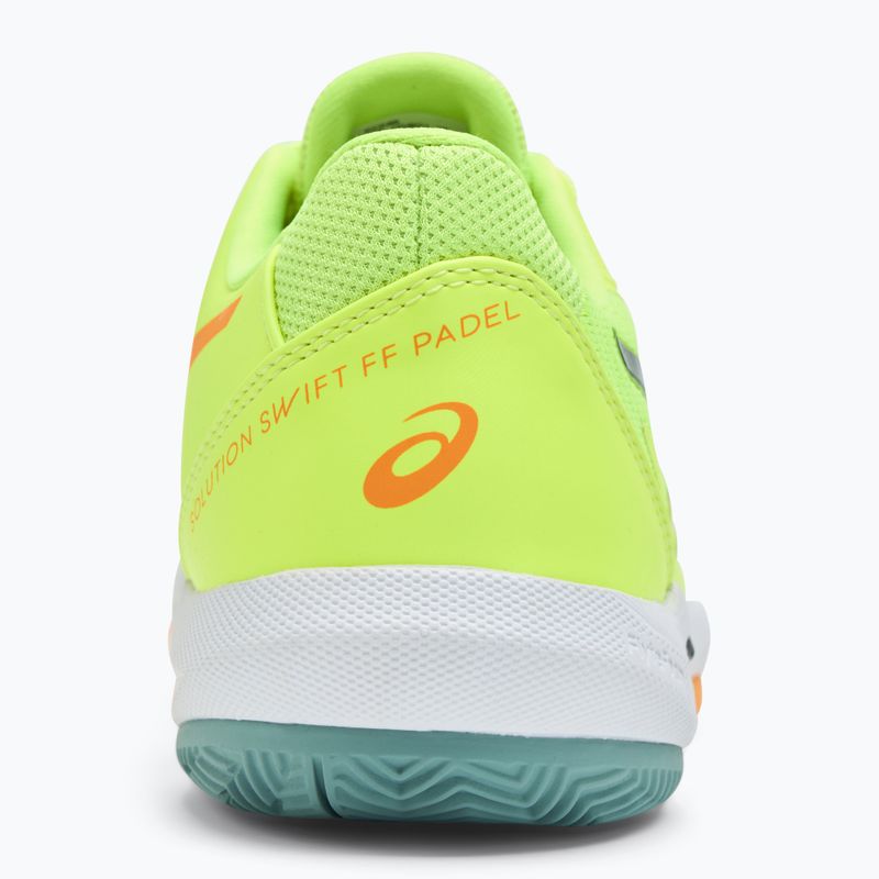 Încălțăminte de padel pentru bărbați ASICS Solution Swift FF 2 safety yellow/stadium orange 6