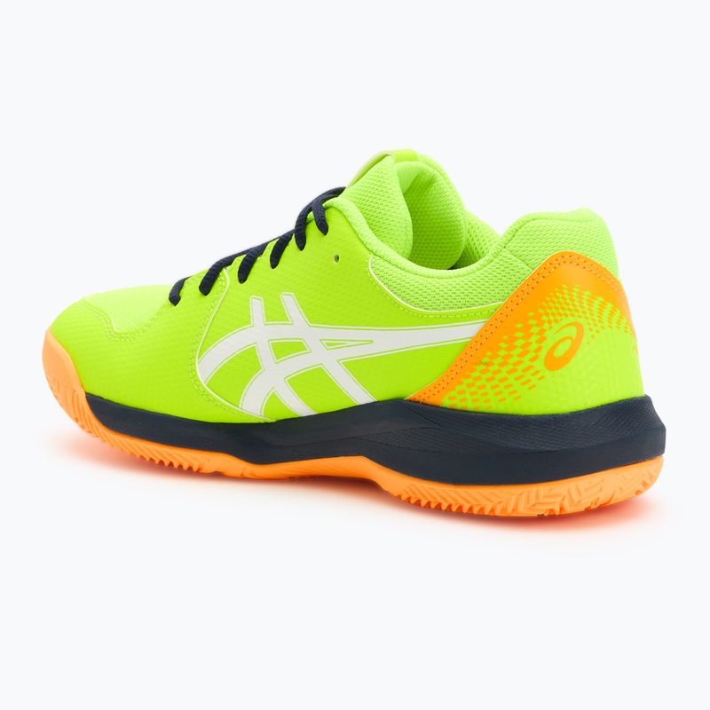 Încălțăminte de padel pentru bărbați ASICS Gel-Dedicate 8 safety yellow/white 3