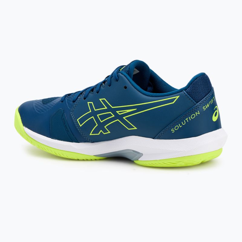 Încălțăminte de tenis pentru bărbați ASICS Solution Swift FF 2 mako blue/safety yellow 3