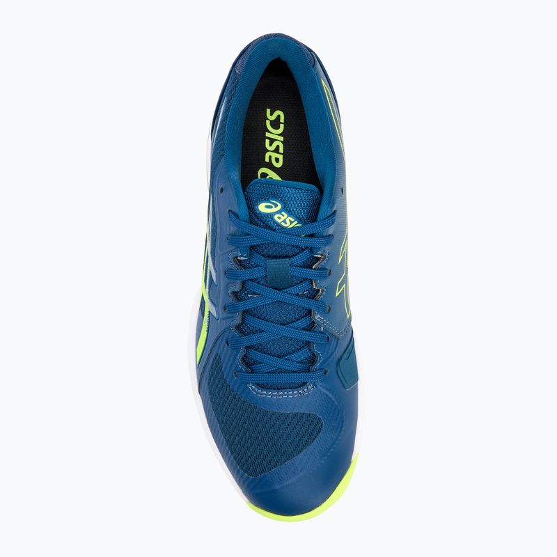 Încălțăminte de tenis pentru bărbați ASICS Solution Swift FF 2 mako blue/safety yellow 5