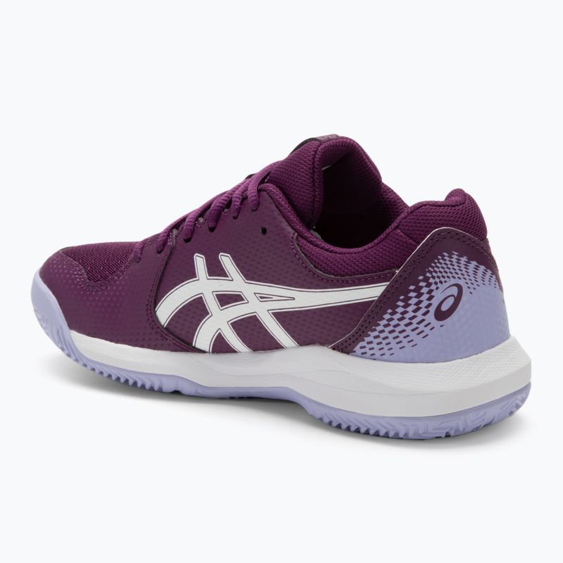 Încălțăminte de padel pentru femei ASICS Gel-Dedicate 8 deep mauve/white 3