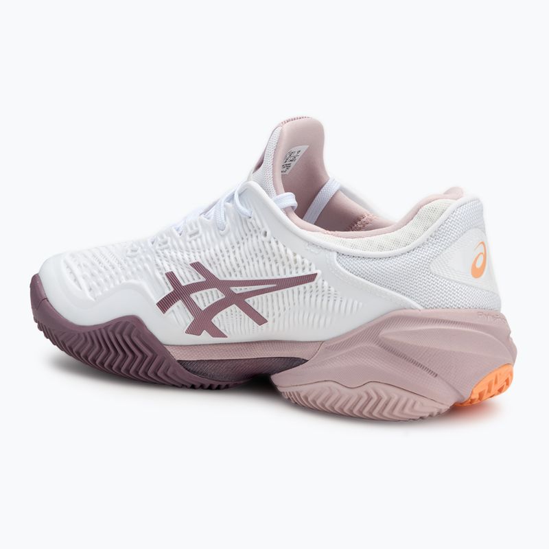 Încălțăminte de tenis pentru femei ASICS Court FF 3 Clay white/watershed rose 3