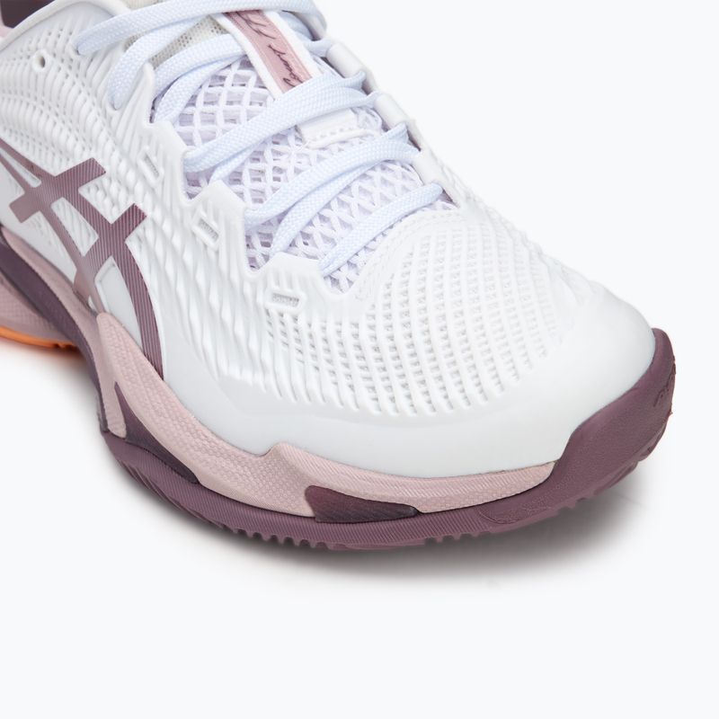 Încălțăminte de tenis pentru femei ASICS Court FF 3 Clay white/watershed rose 7