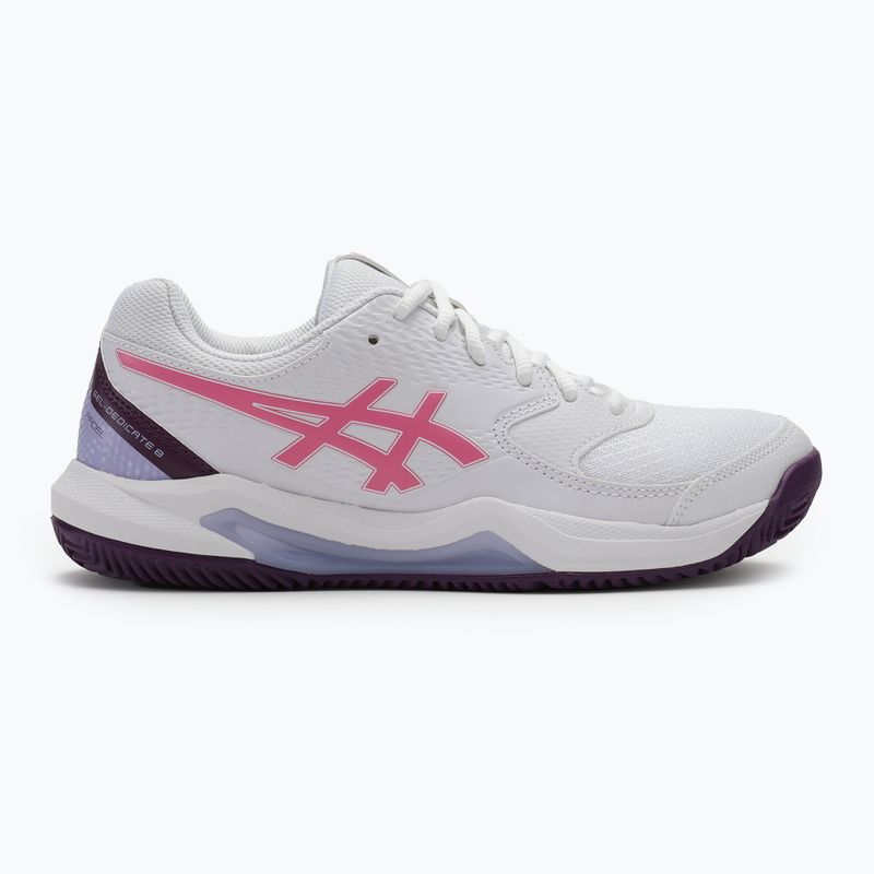 Încălțăminte de padel pentru femei ASICS Gel-Dedicate 8 white/dragon fruit 2