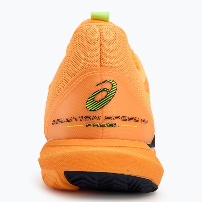 Încălțăminte de padel pentru bărbați ASICS Solution Speed FF 3 stadium orange/safety yellow 6