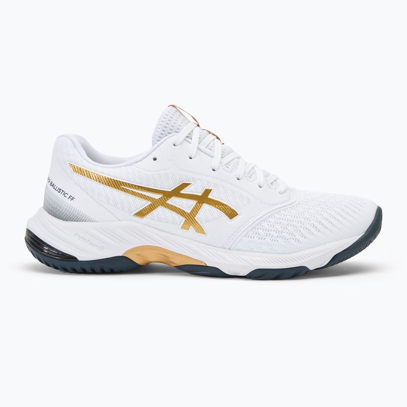 Încălțăminte pentru bărbați  ASICS Netburner Ballistic FF 3 white/pure gold 2