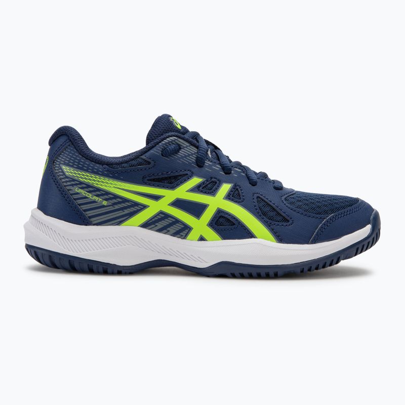 Încălțăminte pentru copii ASICS Upcourt 6 GS blue expanse/safety yellow 2