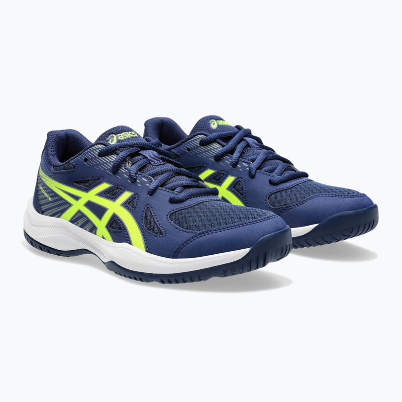 Încălțăminte pentru copii ASICS Upcourt 6 GS blue expanse/safety yellow 10