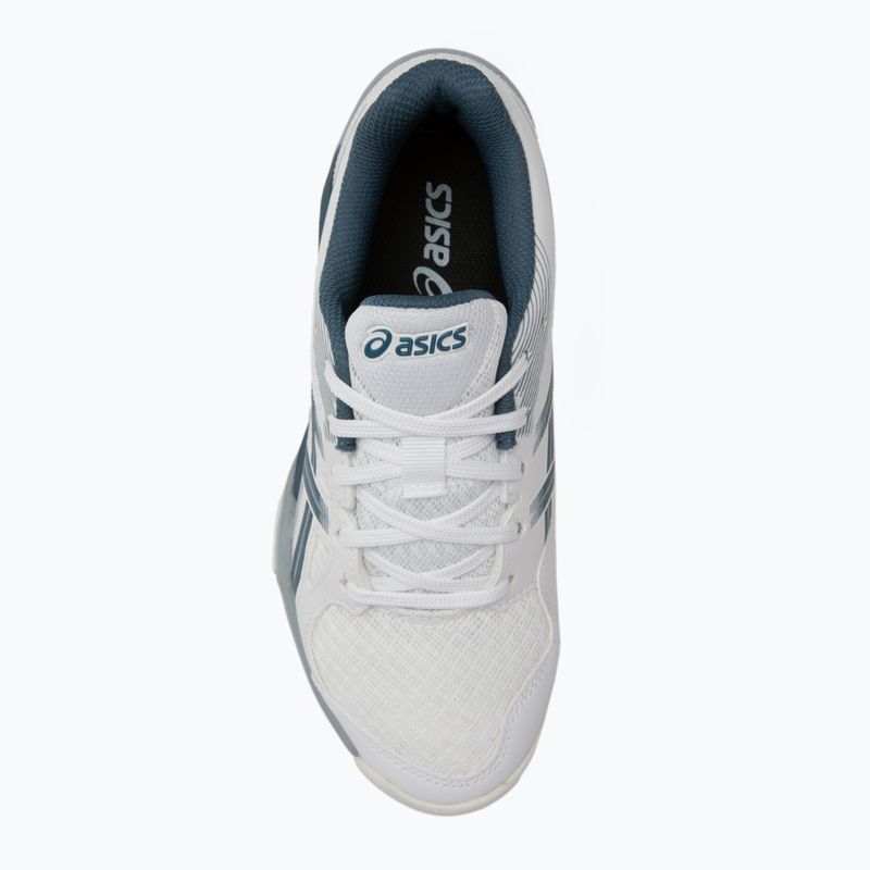 Încălțăminte de handbal pentru copii ASICS Gel-Powerbreak GS white/vintage indigo 5