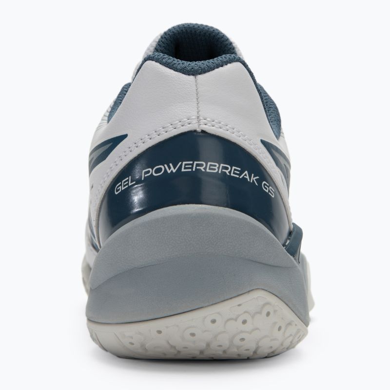 Încălțăminte de handbal pentru copii ASICS Gel-Powerbreak GS white/vintage indigo 6