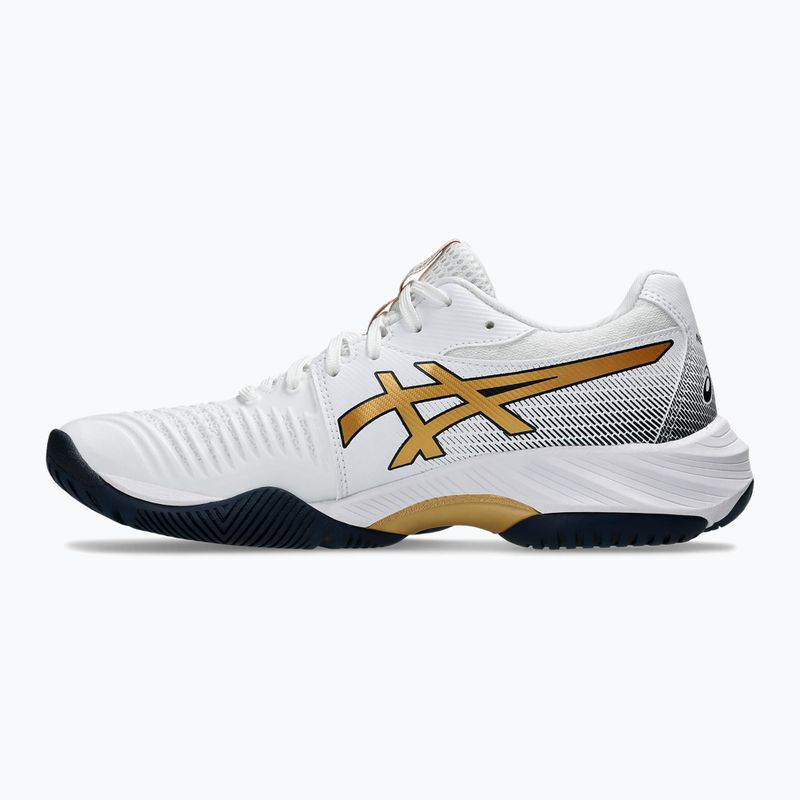 Încălțăminte pentru femei ASICS Netburner Ballistic FF 3 white/pure gold 2