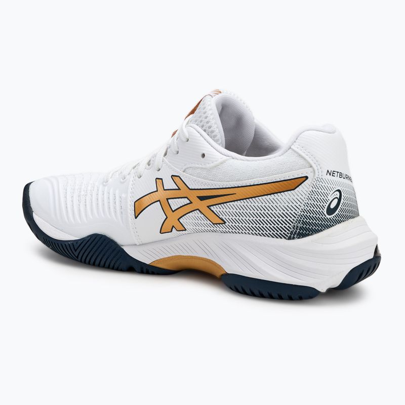 Încălțăminte pentru femei ASICS Netburner Ballistic FF 3 white/pure gold 3