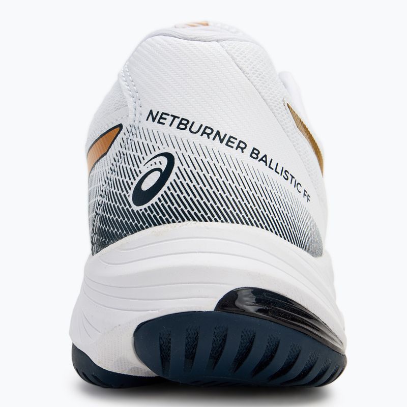 Încălțăminte pentru femei ASICS Netburner Ballistic FF 3 white/pure gold 6