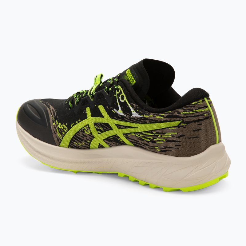 Încălțăminte de alergare pentru bărbați ASICS Fuji Lite 5 black/safety yellow 2