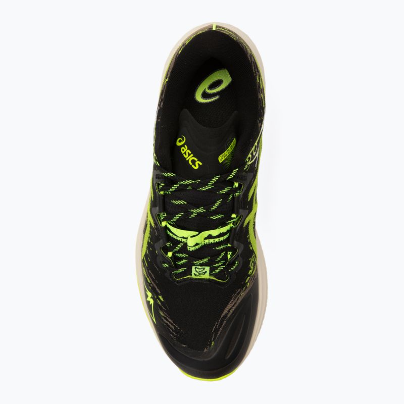 Încălțăminte de alergare pentru bărbați ASICS Fuji Lite 5 black/safety yellow 5