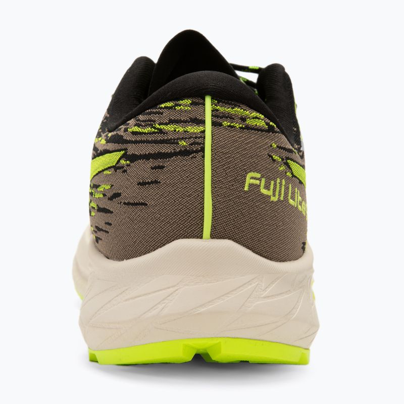 Încălțăminte de alergare pentru bărbați ASICS Fuji Lite 5 black/safety yellow 6