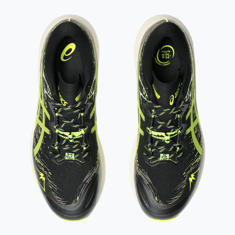 Încălțăminte de alergare pentru bărbați ASICS Fuji Lite 5 black/safety yellow 12