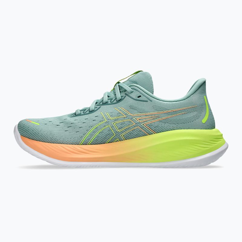 Încălțăminte de alergare pentru bărbați ASICS Gel-Cumulus 26 Paris light celadon/safety yellow 9