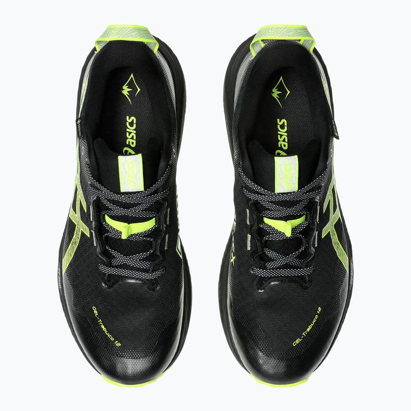 Încălțăminte de alergare pentru bărbați ASICS Gel-Trabuco 12 GTX black/safety yellow 12