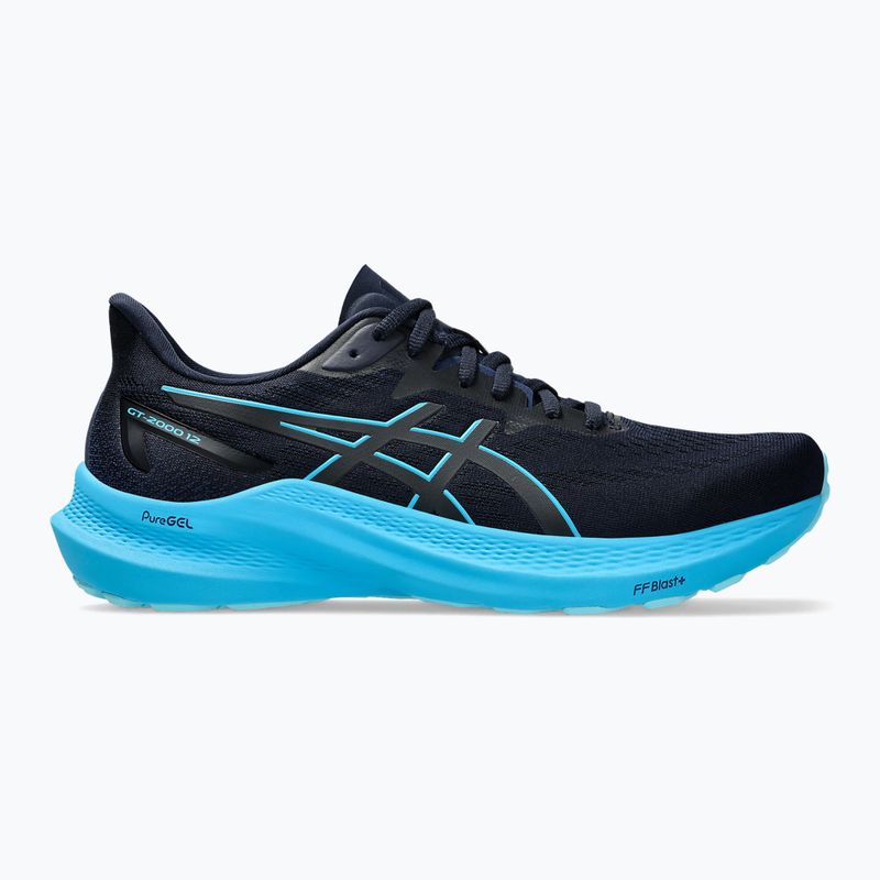 Încălțăminte de alergare pentru bărbați ASICS GT-2000 12 midnight/digital aqua 8