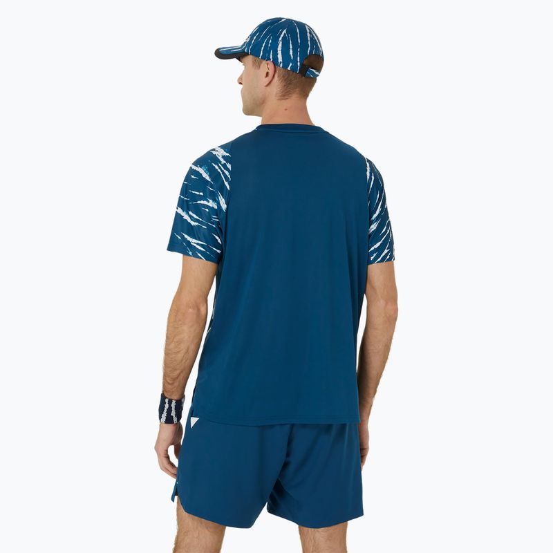 Tricou de tenis pentru bărbați ASICS Game Top mako blue 3