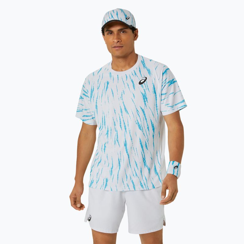 Tricou de tenis pentru bărbați ASICS Game Top brilliant white