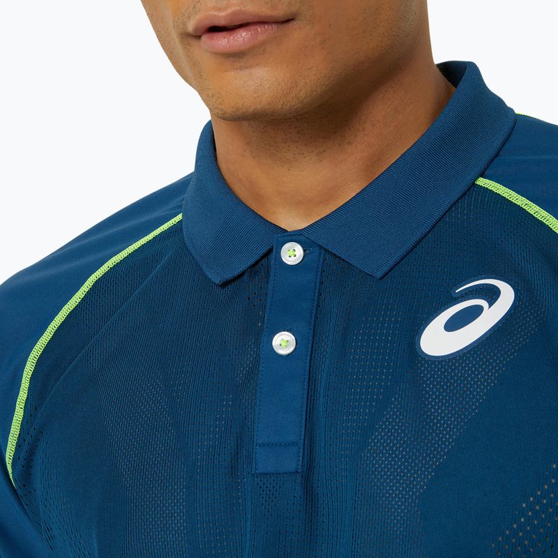 Tricou polo de tenis pentru bărbați ASICS Match Actibreeze Polo mako blue 5