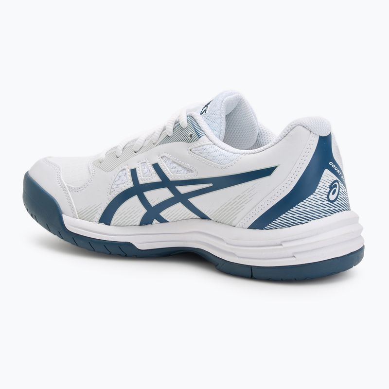 Încălțăminte de tenis pentru bărbați ASICS Court Slide 3 white/mako blue 3