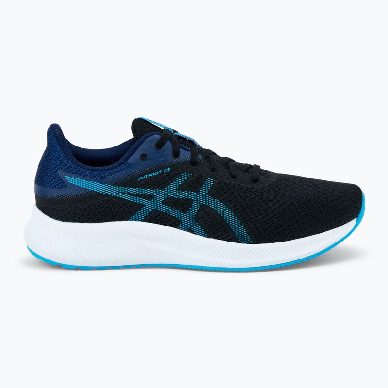 Încălțăminte de alergare pentru bărbați ASICS Patriot 13 black/digital aqua 2