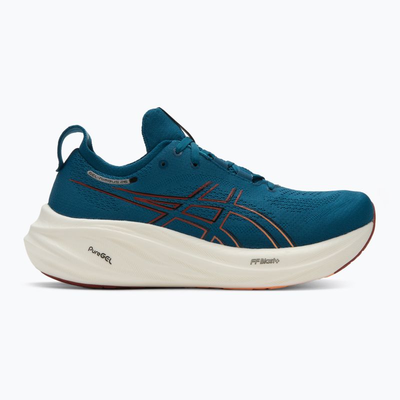 Încălțăminte de alergare pentru bărbați ASICS Gel-Nimbus 26 rich navy/faded orange 2