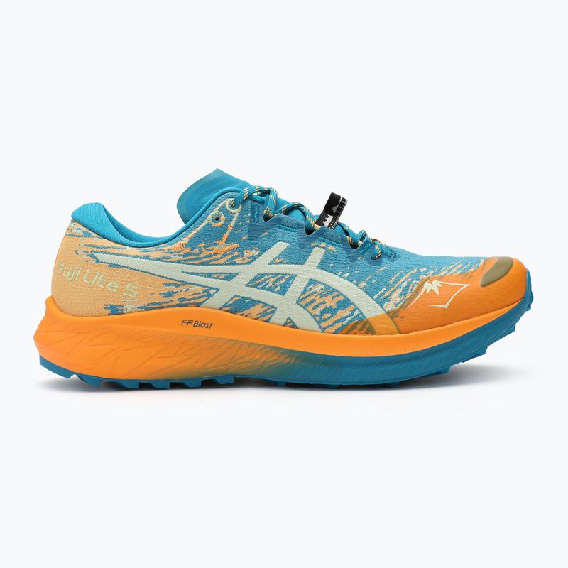 Încălțăminte de alergare pentru bărbați ASICS Fuji Lite 5 teal blue/cool matcha 2