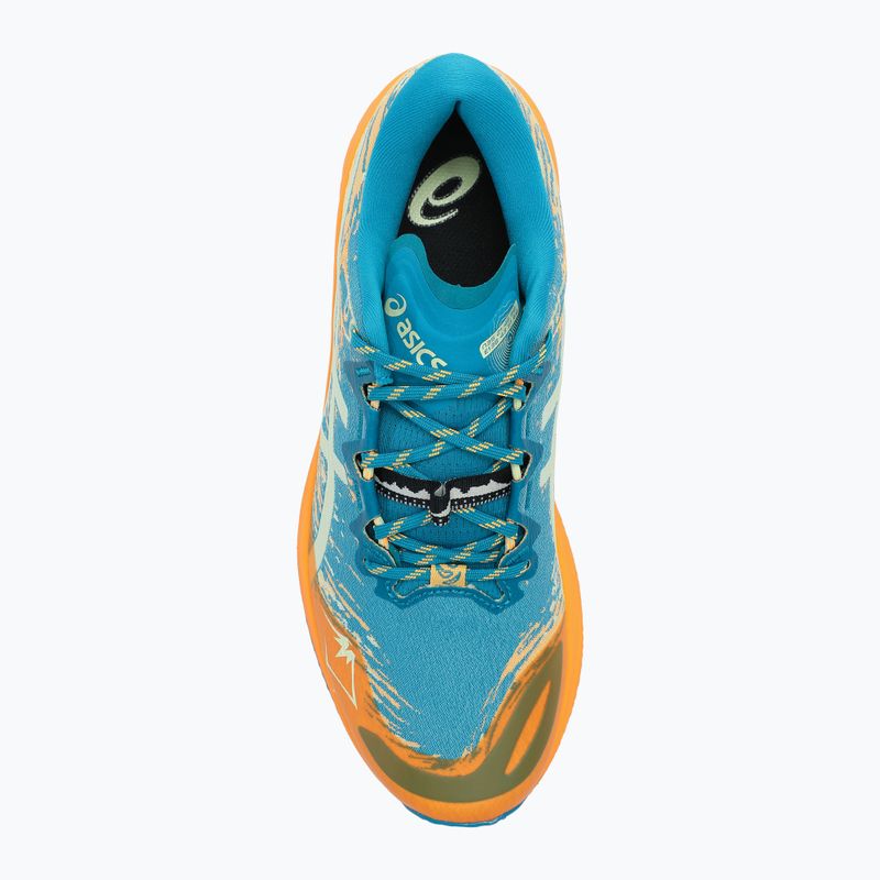 Încălțăminte de alergare pentru bărbați ASICS Fuji Lite 5 teal blue/cool matcha 5