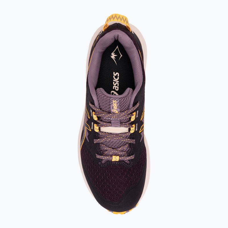 Încălțăminte de alergare pentru femei ASICS Trabuco Terra 2 dark aubergine/stadium orange 5