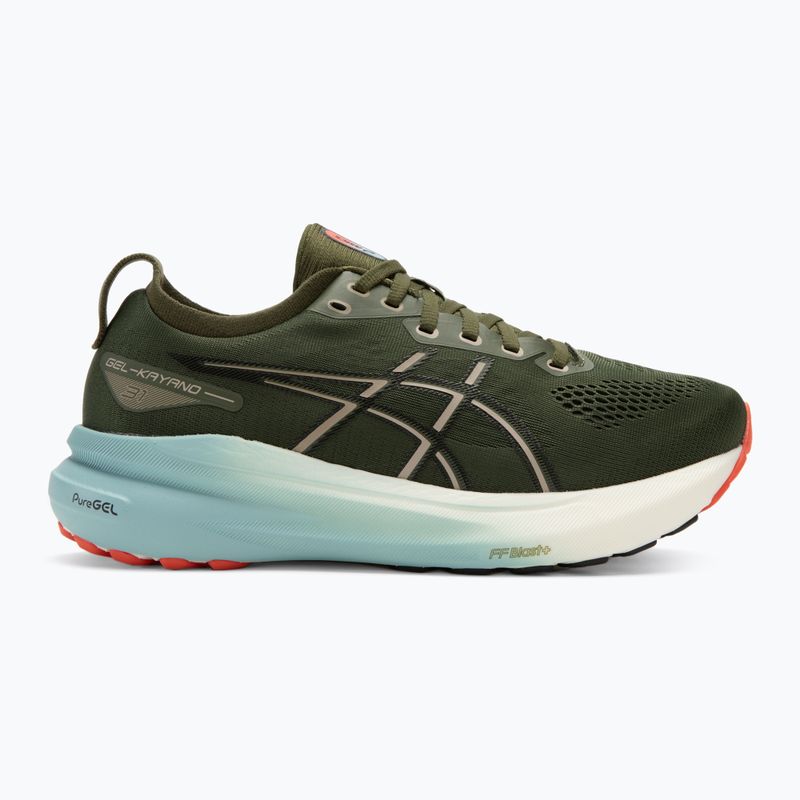 Încălțăminte de alergare pentru bărbați ASICS Gel-Kayano 31 smog green/black 2