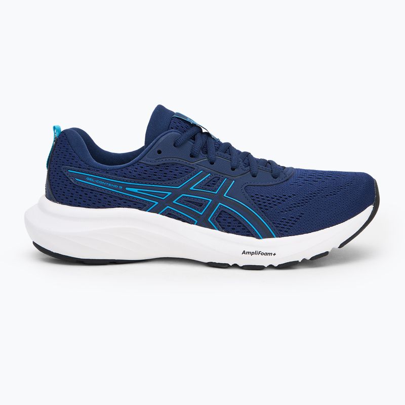 Încălțăminte de alergare pentru bărbați ASICS Gel-Contend 9 blue expanse/digital aqua 2