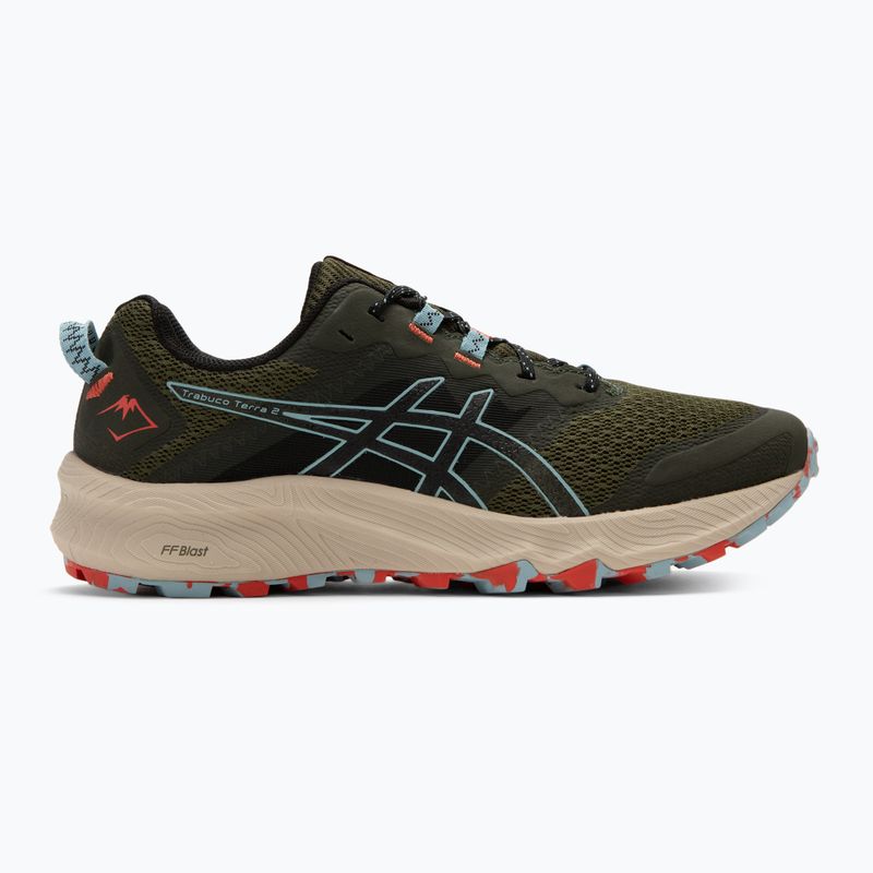 Încălțăminte de alergare pentru bărbați ASICS Trabuco Terra 2 smog green/smoke blue 2