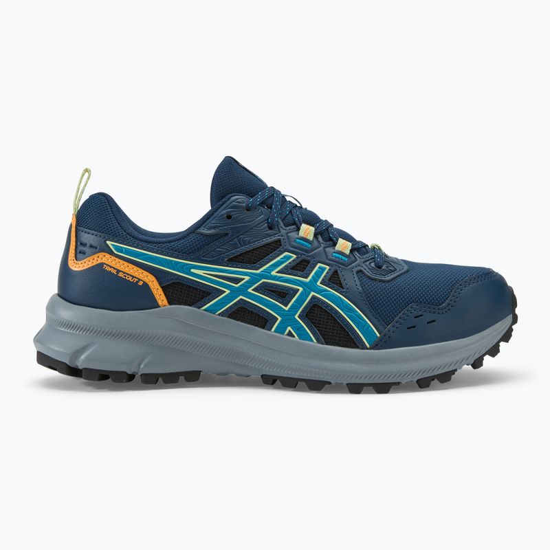 Încălțăminte de alergare pentru bărbați ASICS Trail Scout 3 night sky/teal blue 2