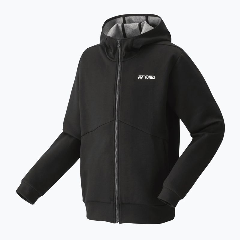 Hanorac cu glugă pentru bărbați YONEX Full Hoodie Tennis Buzzer Negru CAJ501313B