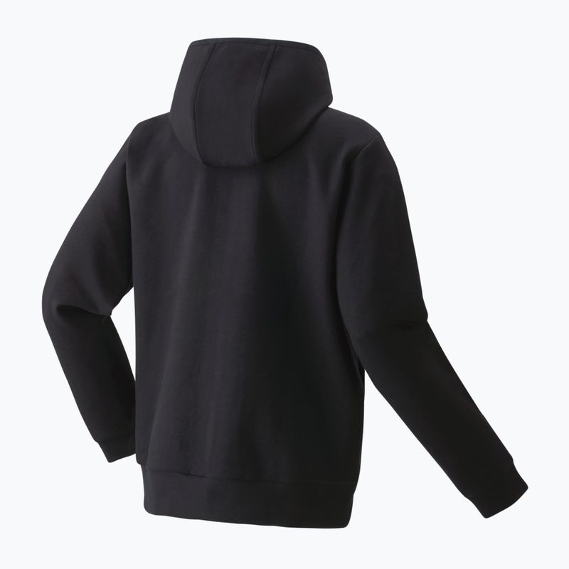 Hanorac cu glugă pentru bărbați YONEX Full Hoodie Tennis Buzzer Negru CAJ501313B 2