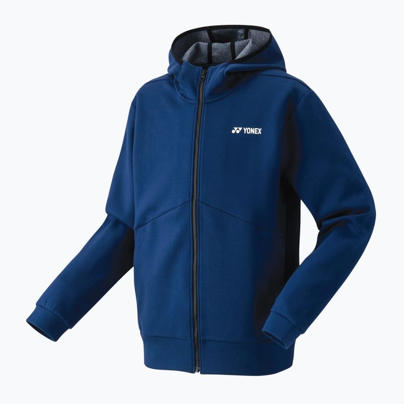 Hanorac cu glugă pentru bărbați YONEX Full Hoodie Tennis Buzzer Albastru marin CAJ501313SNN