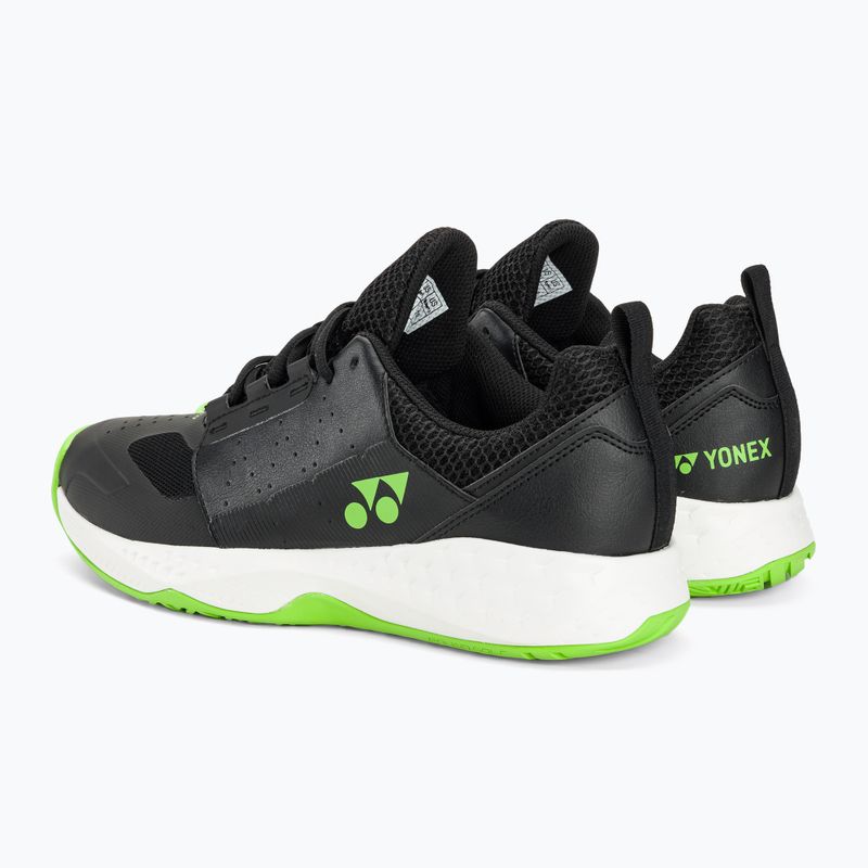 Încălțăminte de tenis pentru bărbați YONEX Lumio 4 black/lime green 3