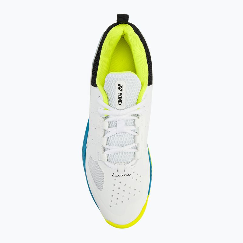 Încălțăminte de tenis pentru bărbați YONEX Lumio 4 white/ocean blue 6