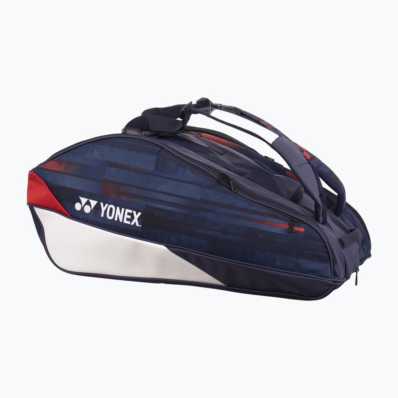 Geantă de tenis YONEX Pro Raquet Bag Limited 9Pcs white/ navy/ red 2