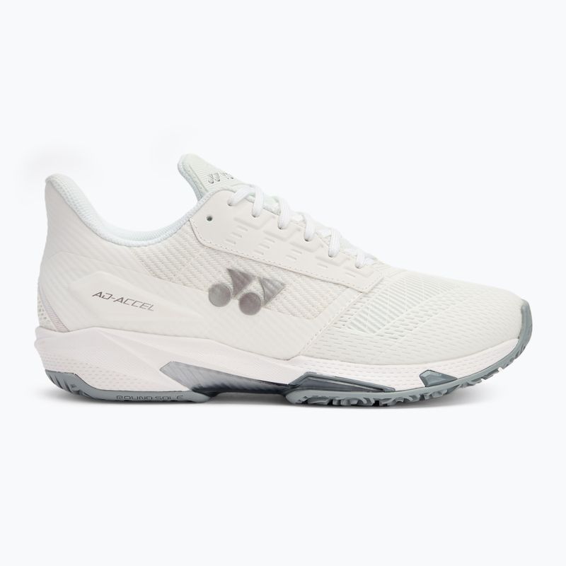 Încălțăminte de tenis pentru femei YONEX Power Cushion Ad-Accel Ladies CL white 2