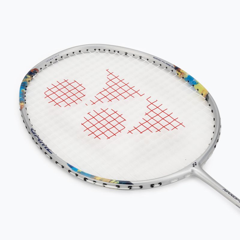 Rachetă de badminton YONEX Nanoflare 700 Game silver sky blue 5