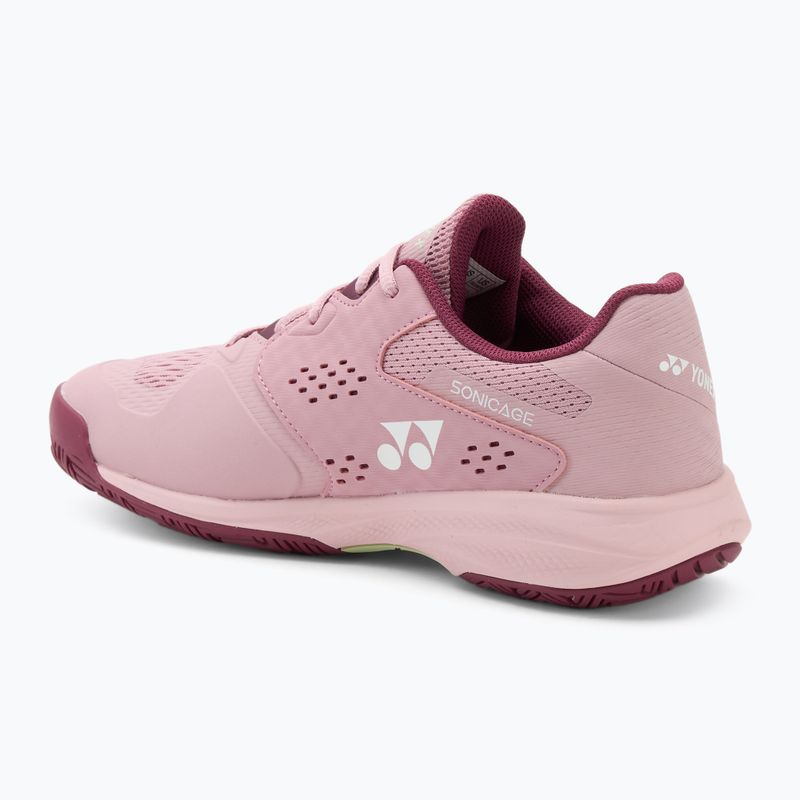 Încălțăminte de tenis pentru femei Yonex Sonicage Ladies smoke pink 3