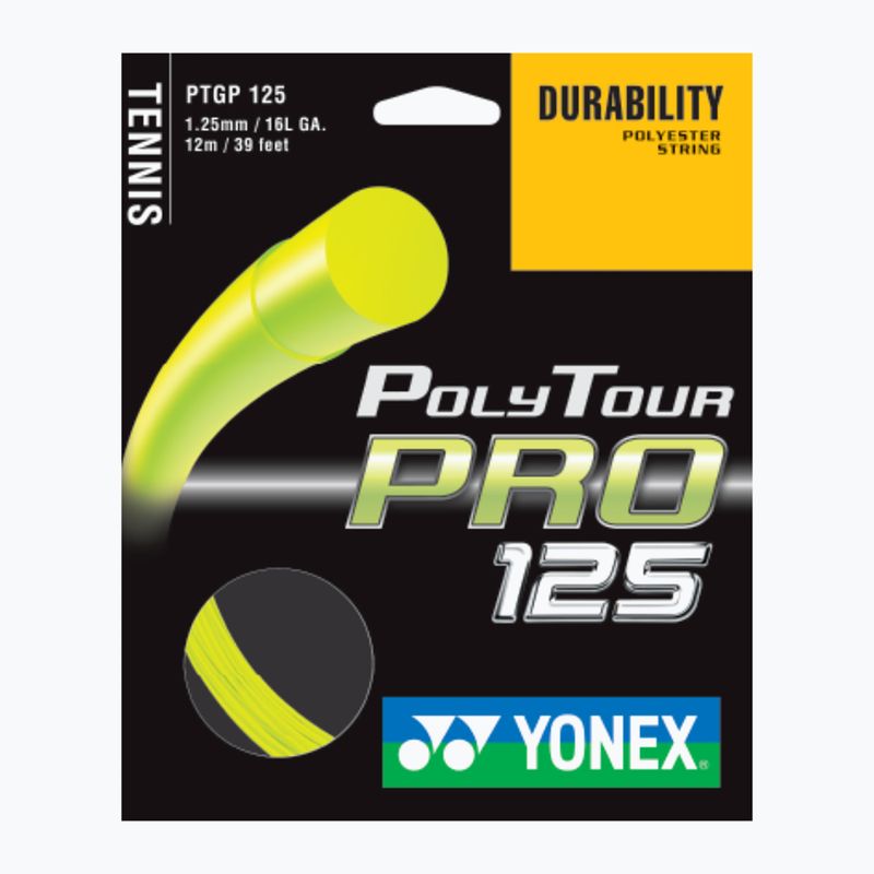 Cordaj de tenis YONEX Poly Tour Pro 125 LE Set yellow 3