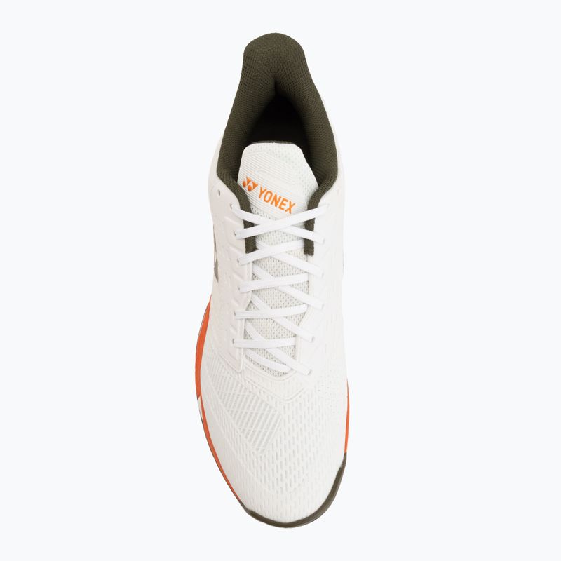 Încălțăminte de tenis pentru bărbați YONEX Power Cushion Ad-Accel white/orange 5