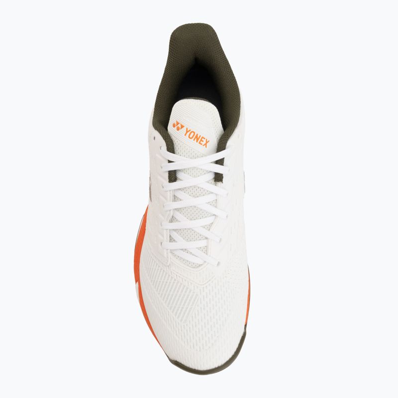 Încălțăminte de tenis pentru femei YONEX Power Cushion Ad-Accel white/orange 5