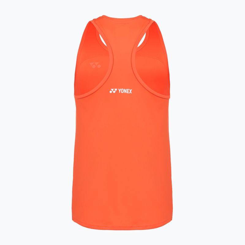 Tricou de tenis pentru femei YONEX 16853 Practice Tank In cyber orange 2